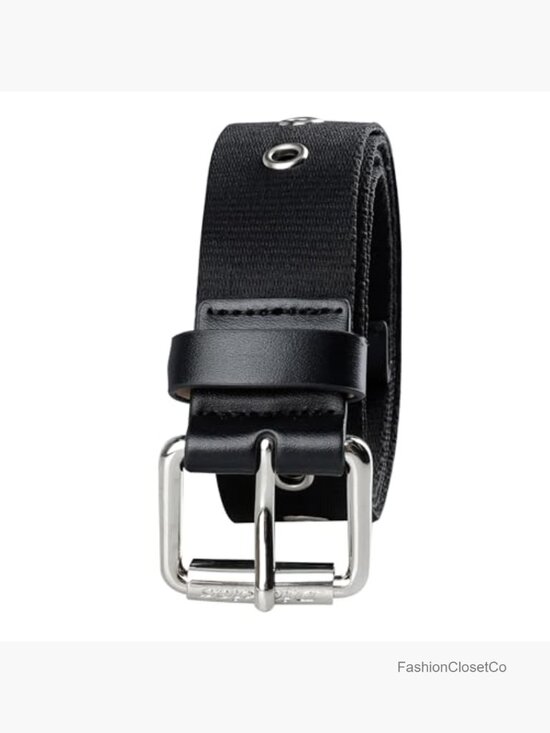 Grommet Web Belt with Roller Buckle Fully Adjustable main image 6